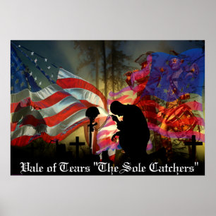 Veteran Gedächtnisschwal der Tränen Erinnerung Poster