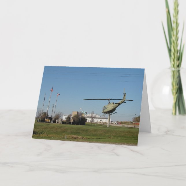 Veteran-Gedenkstätte in Grandview, Iowa Karte (Vorderseite)