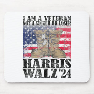 Veteran Harris Wheimer für Präsident 24 Abstimmung Mousepad