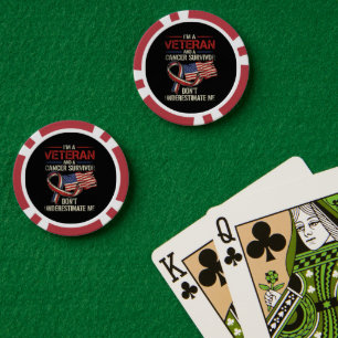 Veteran Krebspatient Über- oder Unterschätze Mich Pokerchips