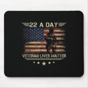 Veteran lebt 22 Tage Selbstmord Bewusstsein Ptsd V Mousepad