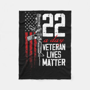 Veteran lebt Selbstmord Bewusstsein Ptsd Veteran 2 Fleecedecke