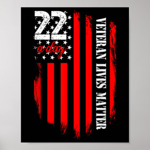 Veteran lebt Selbstmord Bewusstsein Ptsd Veteran 2 Poster