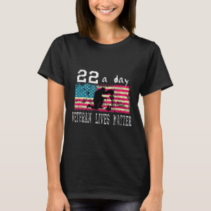 Veteran lebt Selbstmord Bewusstsein Ptsd Veteran 2 T-Shirt
