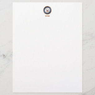 Veteran Letterhead der US-Marine