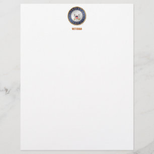 Veteran Letterhead der US-Marine