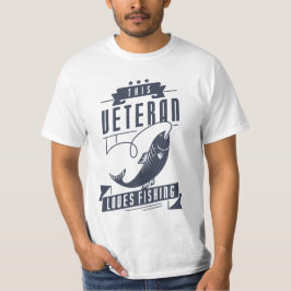 Veteran Lieben Fischerei T-Shirt