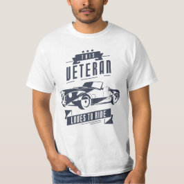 Veteran-Lieben für das Auto T-Shirt