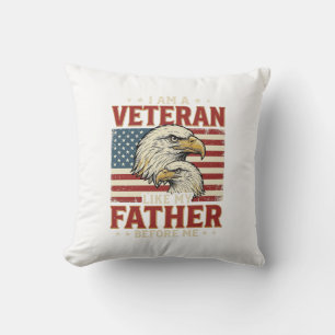Veteran Like My Father Before Me Eagle T-Shirt_1 Kissen