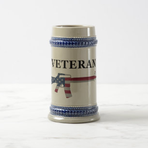 Veteran M16 Stein Bierglas