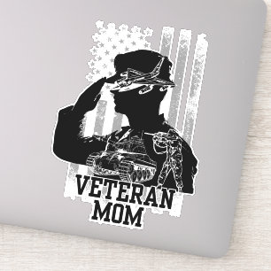 Veteran-Mama Aufkleber