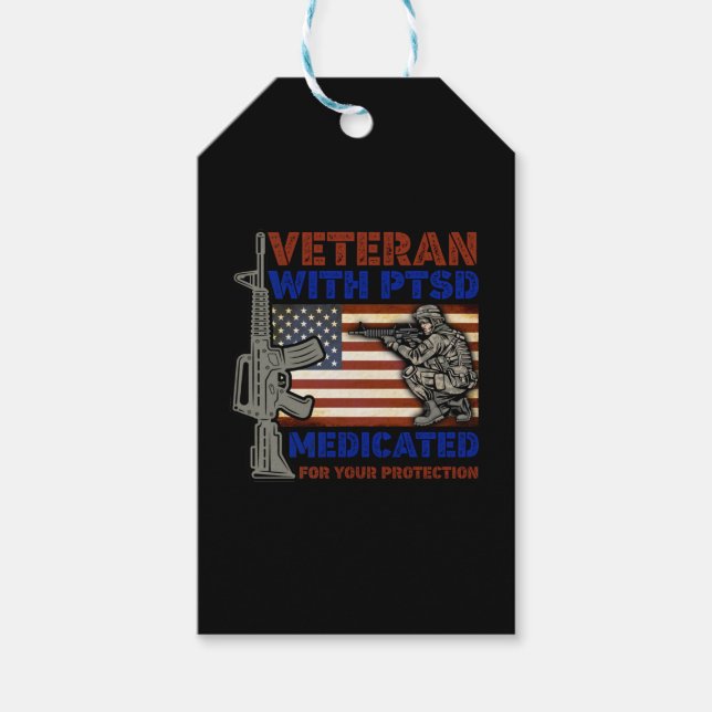 Veteran mit PTSD, die zum Schutz Ihres Geschenkanhänger (Vorderseite)