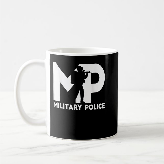 Veteran MP Military Police  Kaffeetasse (Links)