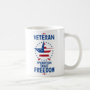 Veteran - Operation "Freiheit im Irak" Patriotis Kaffeetasse