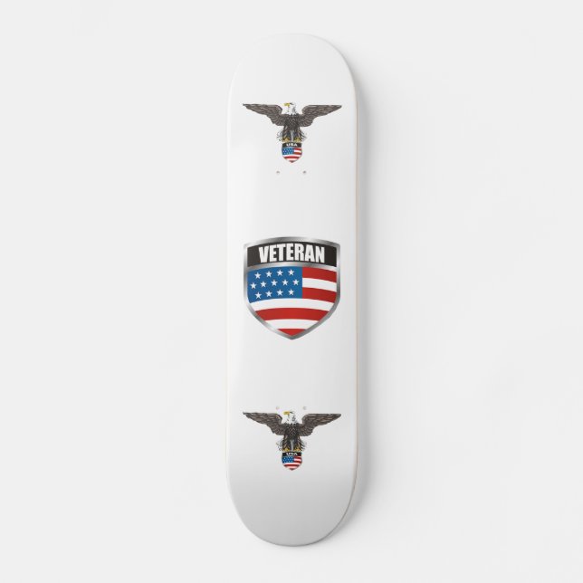 Veteran Patriotic Skateboard (Vorderseite)