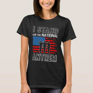 Veteran Patriotic US Flag I Stand für National T-Shirt