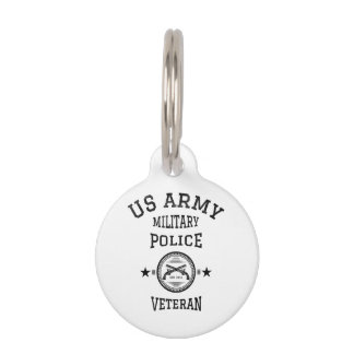 Veteran-Polizeibeamte Haustiermarke