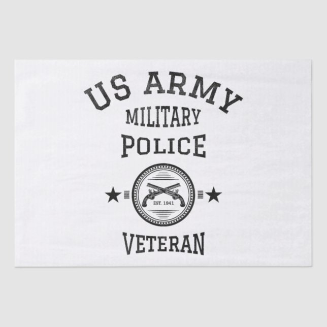 Veteran-Polizeibeamte Seidenpapier (Vorderseite)