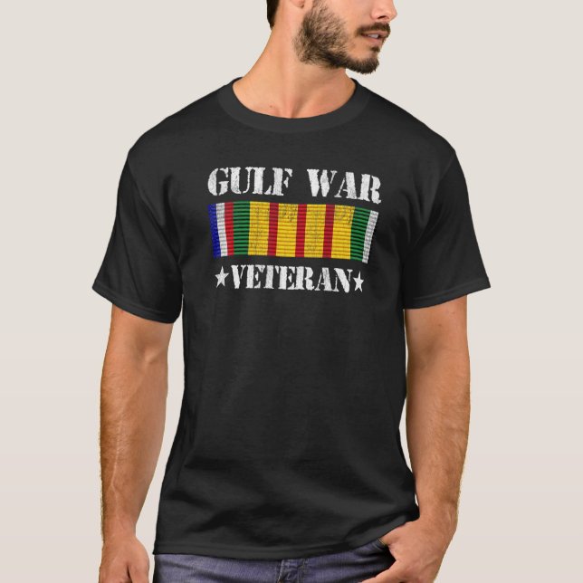 Veteran Pride Persian Gulf Service Ribbon aus dem  T-Shirt (Vorderseite)