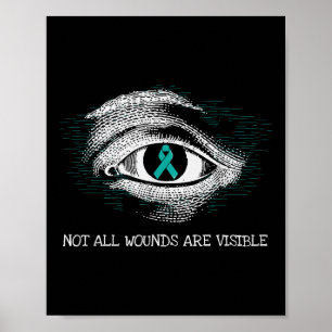 Veteran Ptsd Awareness Suicide Prevention Militär Poster