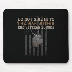 Veteran Selbstmordbewusstsein Der Krieg innerhalb  Mousepad