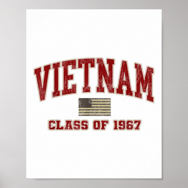 Veteran Shirt Military CL von 1967 Poster (Vorne)