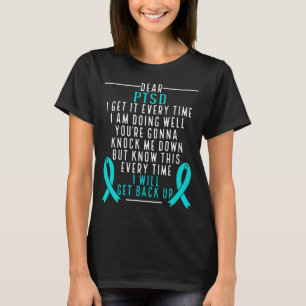 Veteran Soldier Warrior I bekommt PTSD Awareness T-Shirt