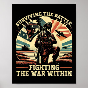 Veteran Suicide Awareness Mental Health Military S Poster