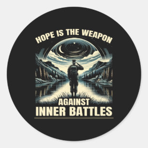 Veteran Suicide Awareness Mental Health Military S Runder Aufkleber