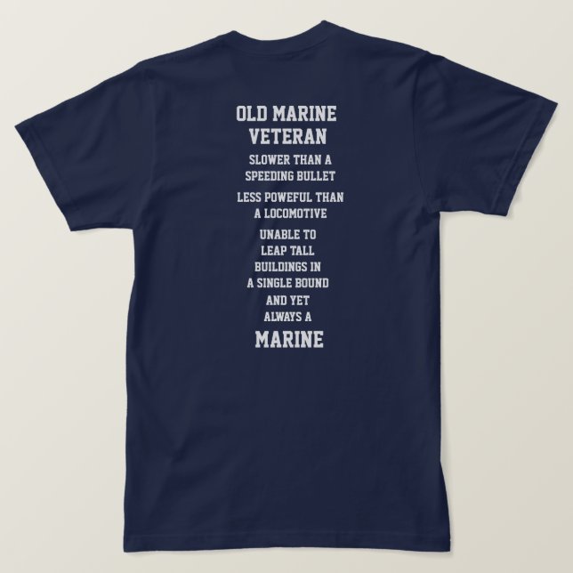 VETERAN T-Shirt (Design Rückseite)