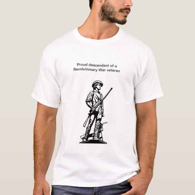 Veteran T - Shirt des Revolutionskrieges (Vorderseite)