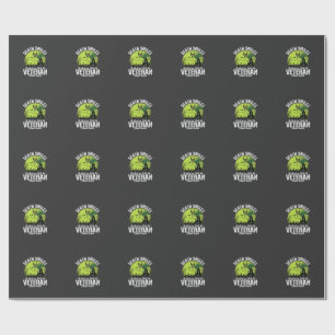 Veteran-Tod lächelt Halloween-Design_1 Geschenkpapier