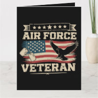 Veteran US Air Force Amerikanische Amerika-Flagge