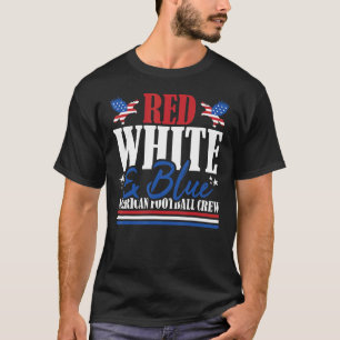 Veteran-US-Flagge Rot Weiß & Blau American Footbal T-Shirt