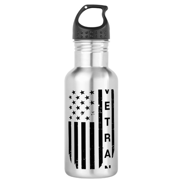 Veteran Wasserflasche Edelstahlflasche (Vorderseite)