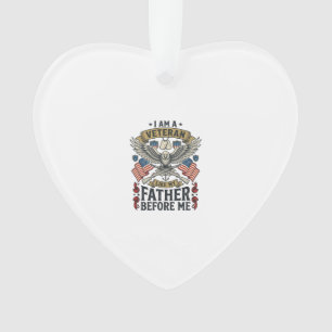 Veteran wie mein Vater vor mir Adler Ornament
