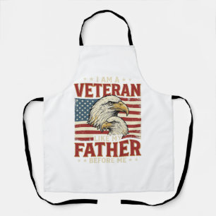Veteran wie mein Vater vor mir Adler T-Shirt_1 Schürze