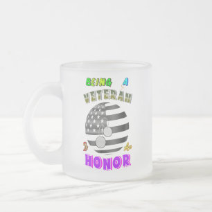 Veteran zu sein ist eine Ehre Mattglastasse
