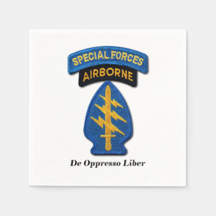 Veterane der Kraft-grünen Barett-SFGA SFG SF Serviette