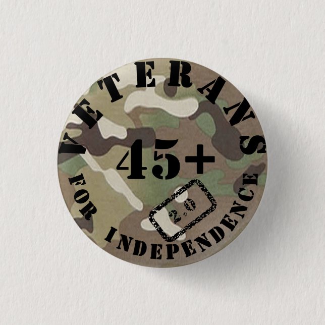 Veterane für Camouflage-Abzeichen der Button (Vorderseite)