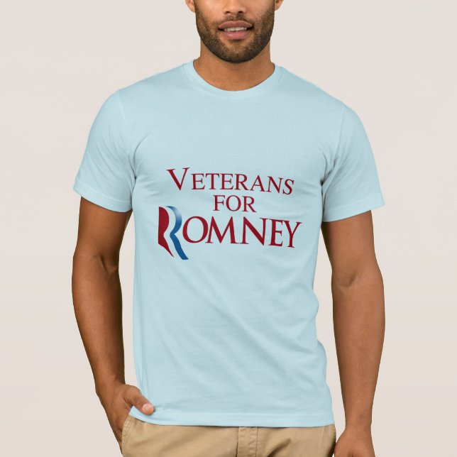 VETERANE FÜR ROMNEY.png T-Shirt (Vorderseite)
