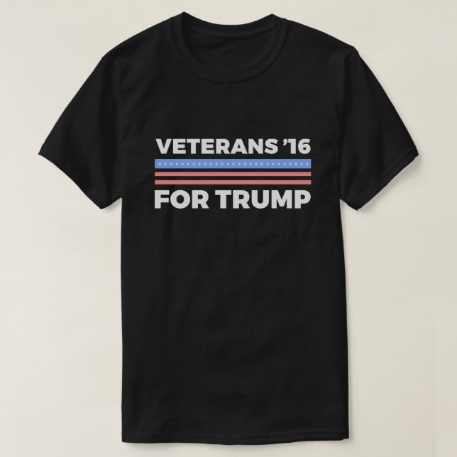 Veterane für Trumpf T-Shirt (Design vorne)
