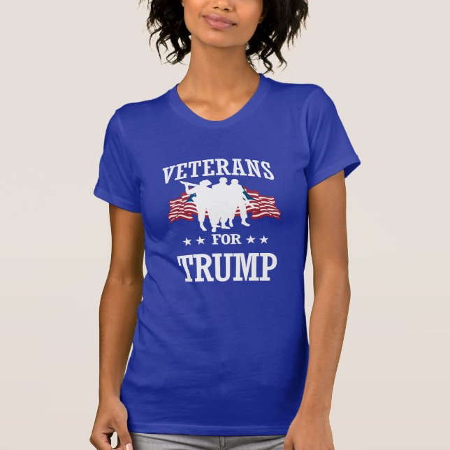 VETERANE FÜR TRUMPF T-Shirt (Vorderseite)