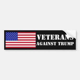 Veterane gegen Trumpf Autoaufkleber