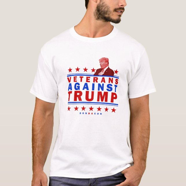 Veterane gegen Trumpf T-Shirt (Vorderseite)