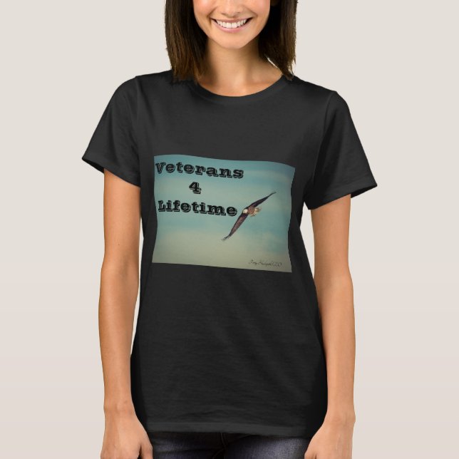 Veteranen 4 Lebenszeit T-Shirt (Vorderseite)