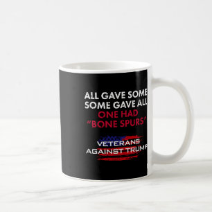 Veteranen Anti-Trump Entwurf Dodger Knochen Spuren Kaffeetasse