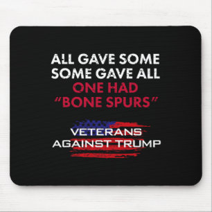 Veteranen Anti-Trump Entwurf Dodger Knochen Spuren Mousepad