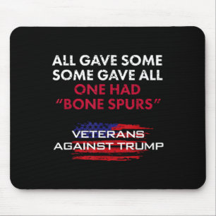 Veteranen Anti-Trump Entwurf Dodger Knochen Spuren Mousepad