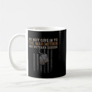 Veteranen-Bewusstsein Der Krieg im Inneren Patriot Kaffeetasse